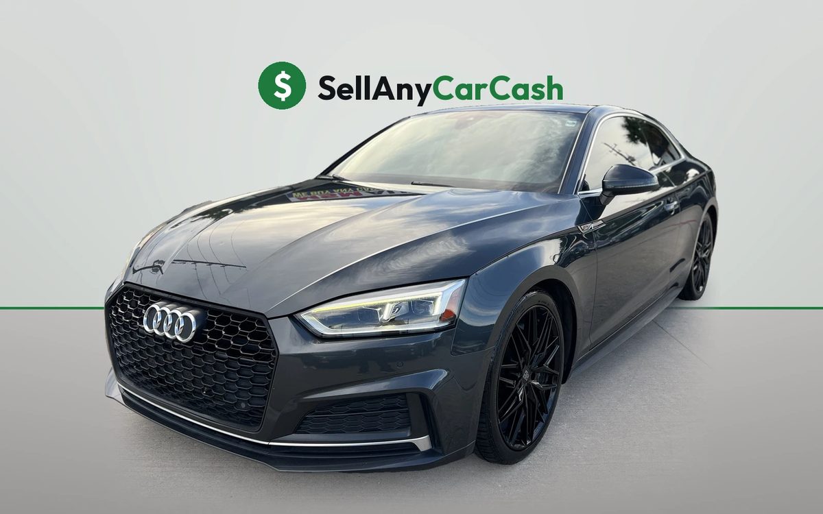 Gray Audi A5 Coupe we bought for cash in Houston, TX — Sell Any Car Cash
