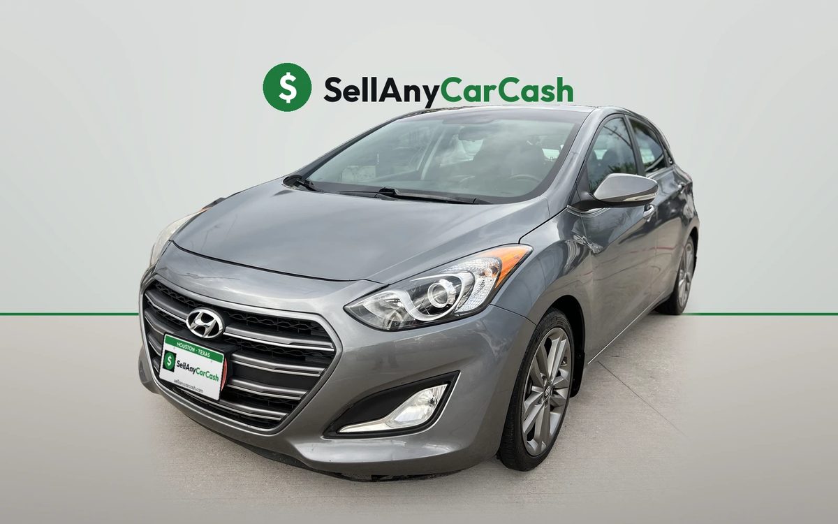 Gray Hyundai Elantra GT we bought for cash in Houston, TX — Sell Any Car Cash
