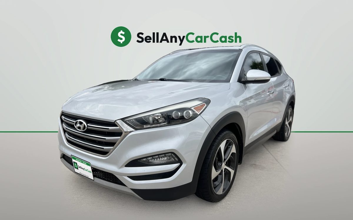 Silver Hyundai Tucson we bought for cash in Houston, TX — Sell Any Car Cash