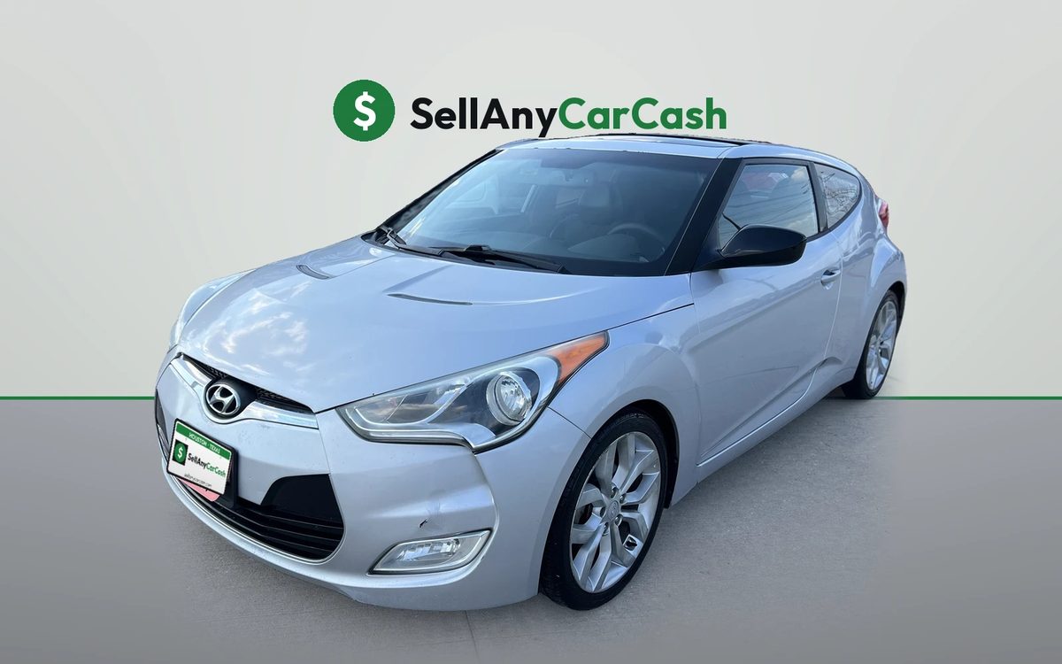 Silver Hyundai Veloster we bought for cash in Houston, TX — Sell Any Car Cash