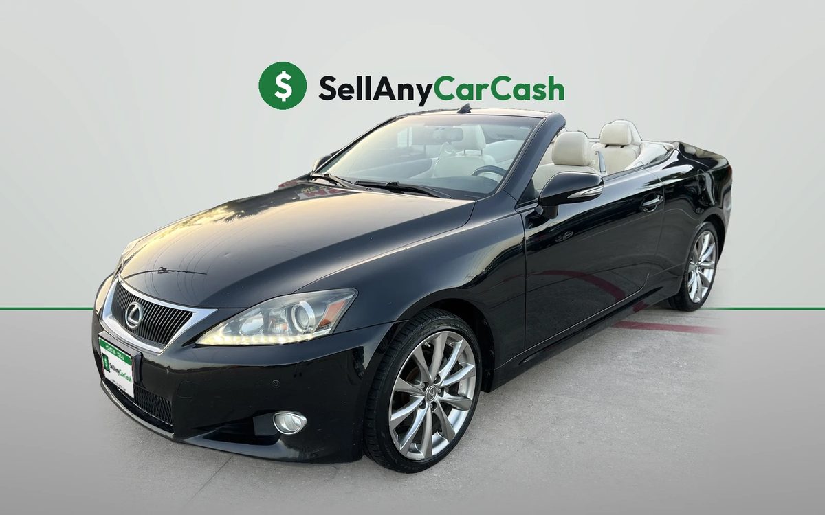 Black Lexus IS Convertible we bought for cash in Houston, TX — Sell Any Car Cash